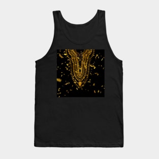 Wakandan Dashiki Gold Festive Tank Top